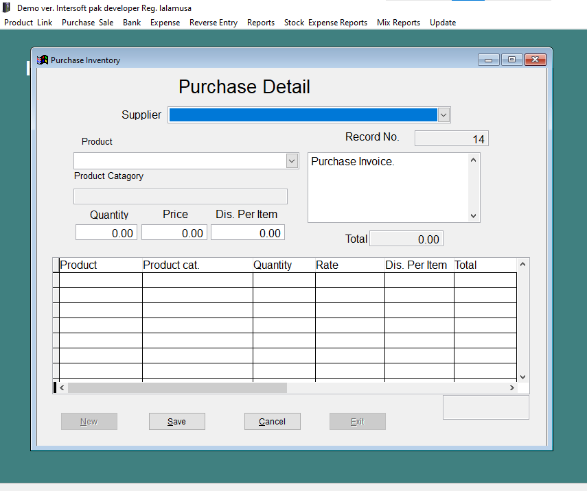 Desktop Database Application